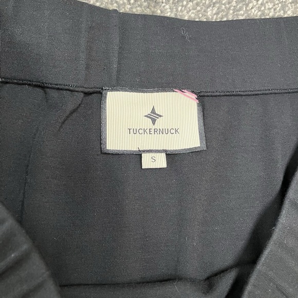 TUCKERNUCK Size Small Black Cotton Jersey Stretch Knit Midi Skirt Women's - Picture 2 of 4